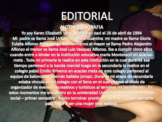 Pertenecía ha al equipo de baloncesto en acacias meta