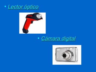 • Lector óptico




              • Cámara digital
 