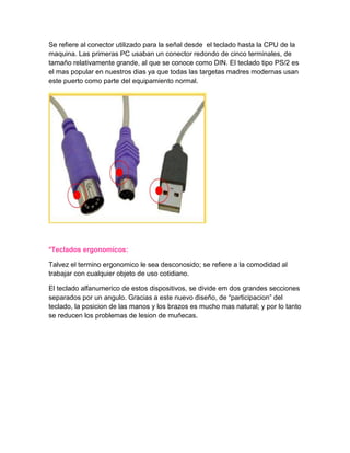 Perifericos de entrada de datos