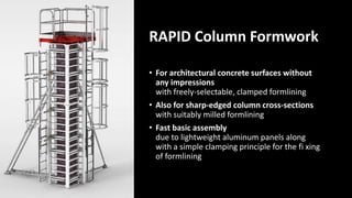 Advance Formwork System (PERI FORMWORK SYSTEM) | PPTX