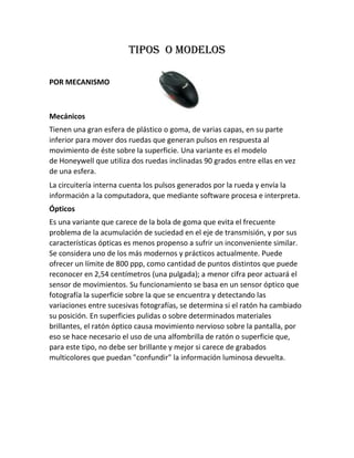 Periféricos  de entrada