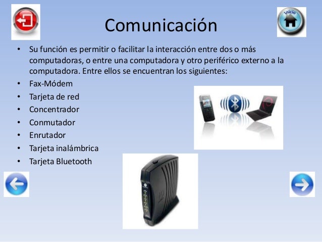 Periféricos de entrada y salida de almacenamiento y