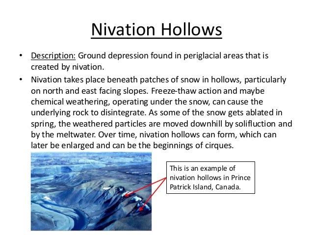 Periglacial landforms-processes, formation