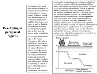 Developing in
 periglacial
  regions
 