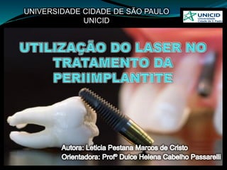 UNIVERSIDADE CIDADE DE SÃO PAULO
UNICID
 