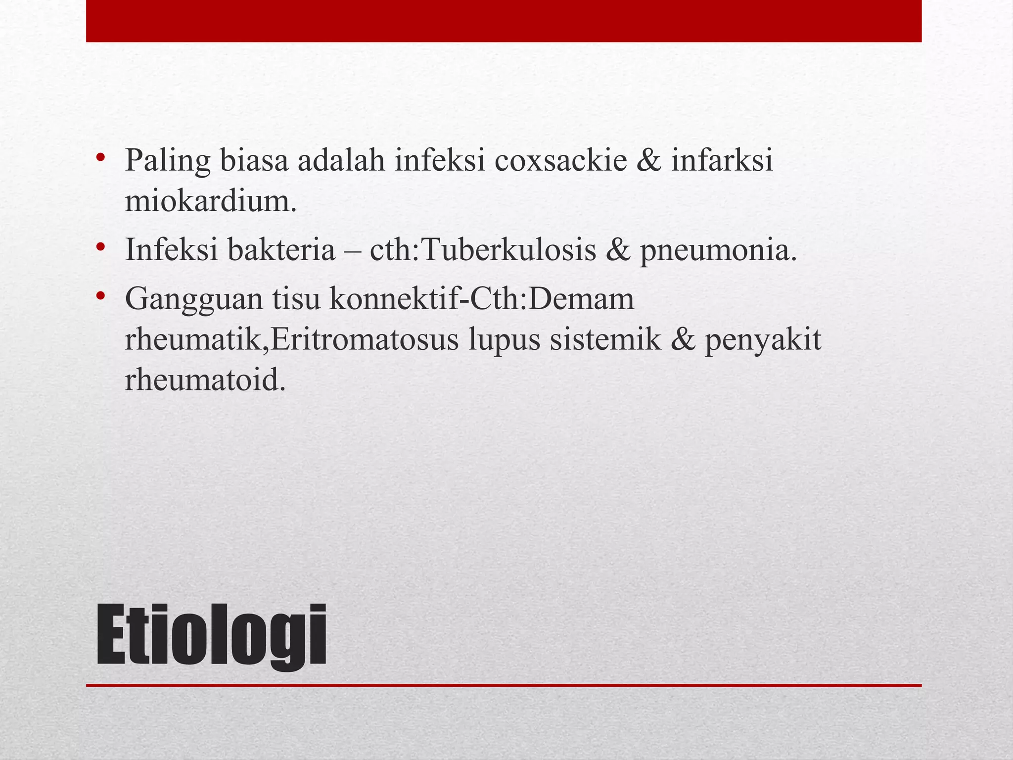 perikarditis & perikarditis konstriktif | PPT