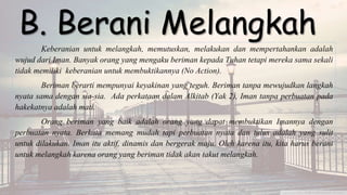 Perilaku Hidup Orang Beriman | PPTX