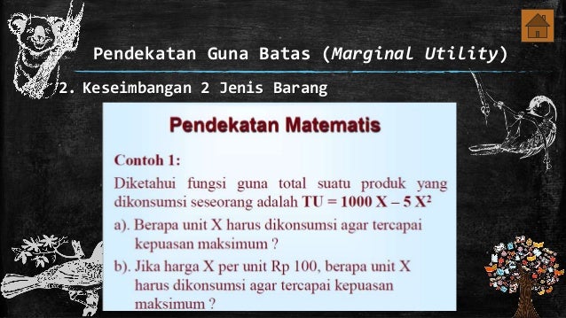 Perilaku Konsumen Dan Produsen