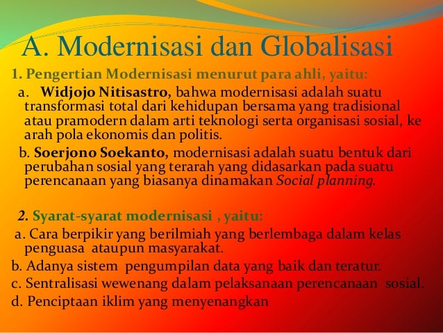 Perilaku Masyarakat Dalam Perubahan Sosial Budaya Di Era Globalisasi