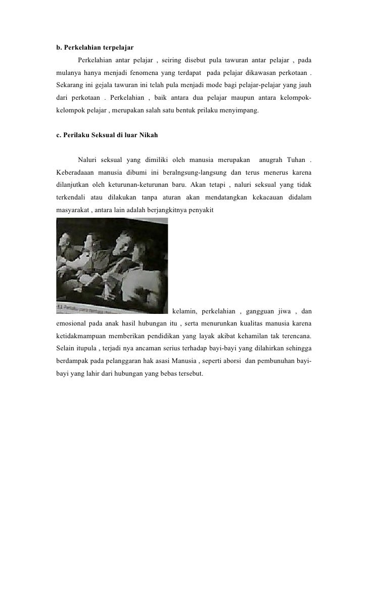 Perilaku menyimpang dan sikap anti sosial