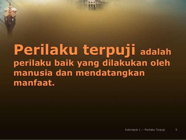 Perilaku terpuji