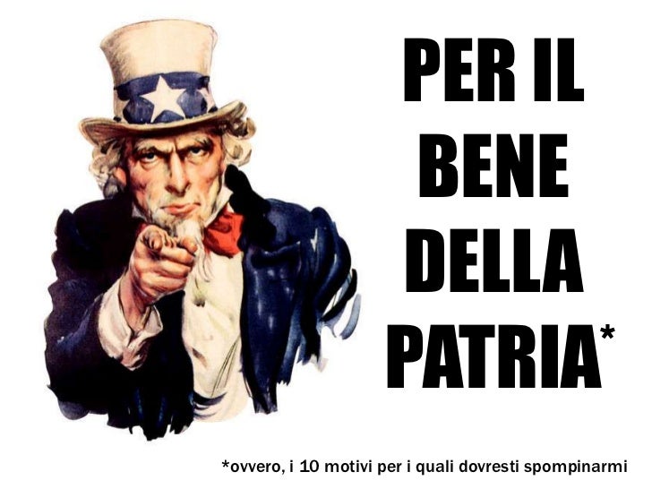 Per il bene della patria slideshare