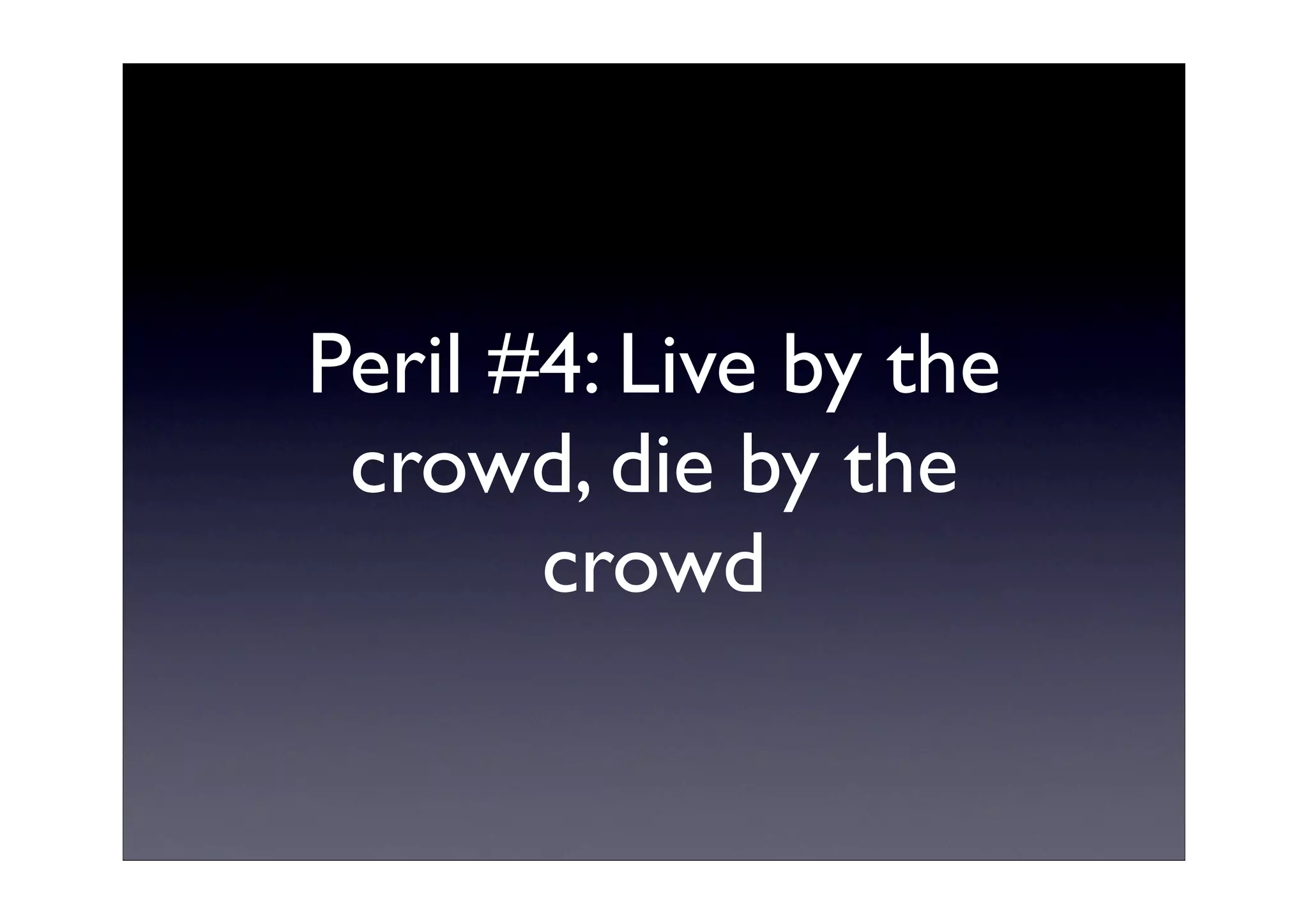 Perils and Possibilities of Web 2