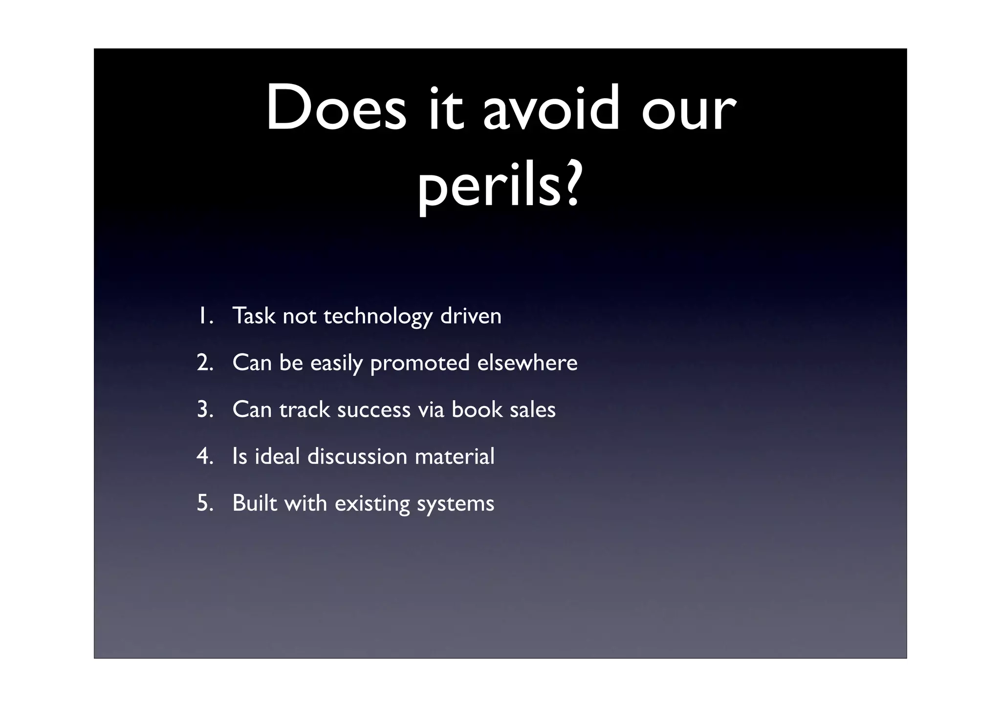 Perils and Possibilities of Web 2