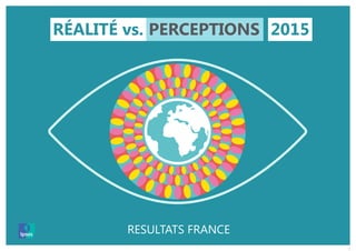 3
RÉALITÉ vs. PERCEPTIONS 2015
RESULTATS FRANCE
 
