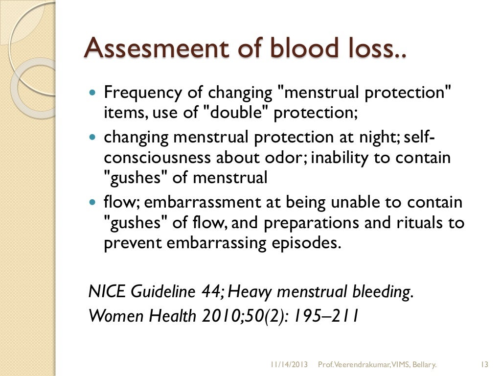 Perimenopausal bleeding
