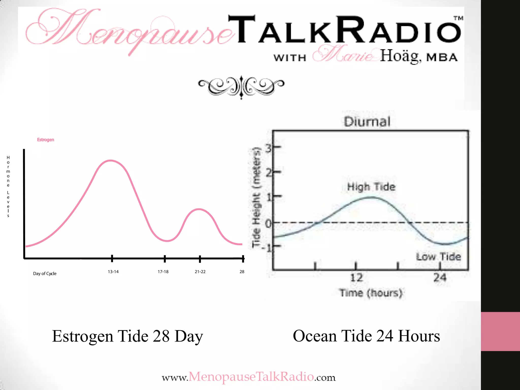 Estrogen Tide 28 Day

Ocean Tide 24 Hours

 