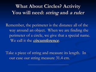 Perimeter | PPT