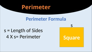 learning strand three - Mathematics Perimeter | PPTX