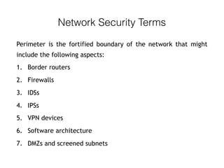 CNIT 140: Perimeter Security | PDF