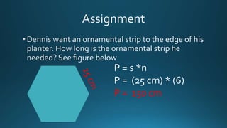 Perminator Math Perimeter demo teaching | PPTX