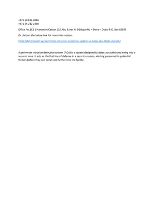 Perimeter Intrusion Detection System for Data Centers in UAE.pdf