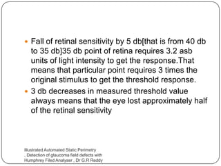 G R Reddy Perimetry Perimetry 1 | PPTX