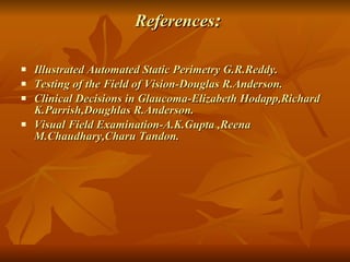 G R Reddy Perimetry Perimetry by dr.ricky | PPT