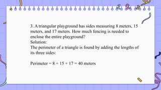 Perimeter of Square and Triangle.pptx... | PPTX