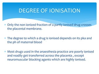 ANESTHETIC PHARMACOLOGY DURING PERINATAL PERIOD | PPTX