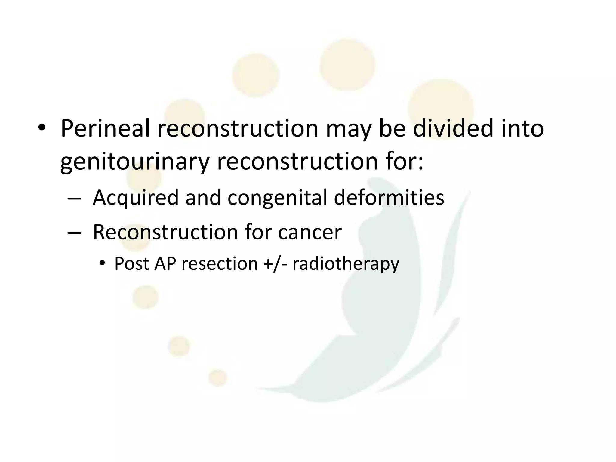 Recotcele And Perineal Reconstruction