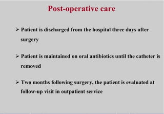 Perineal urethrostomy