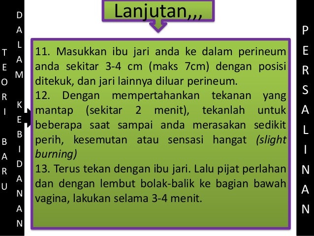 Perineum massage