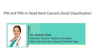 PNI and PNS in Head Neck Cancers Zonal Classification
 
