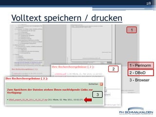 Volltext speichern / drucken2811 - Perinorm22 - DBoD3 - Browser3