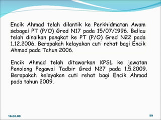 Perintah am bab c (cuti)