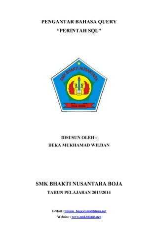 Perintah bahasa Query (SQL) | PDF