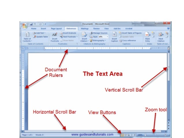 microsoft word rulers