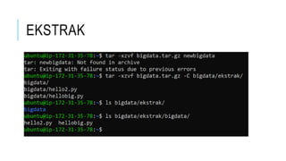 Perintah dasar sistem operasi linux | PPTX