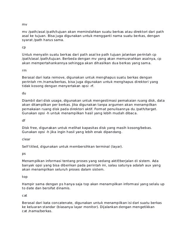 Perintah Dasar Linux 2 Co Op Base