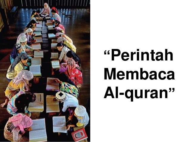 Perintah membaca al qur’an