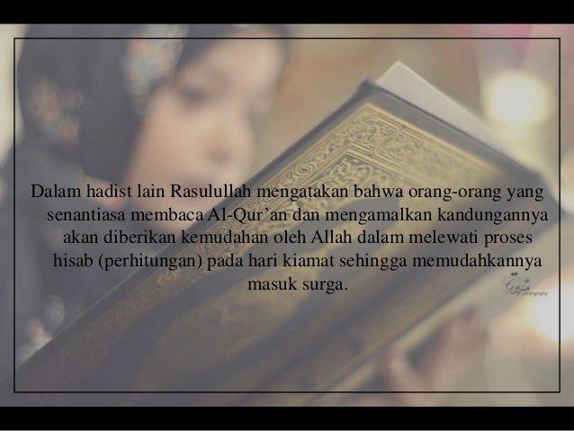 Perintah membaca al qur’an