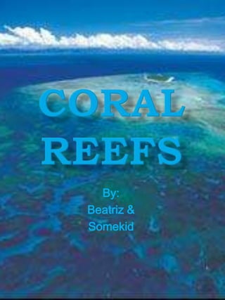 Coral Reefs By:  Beatriz & Somekid 