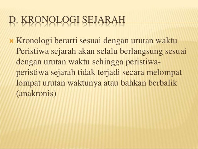 Periode, Kronologis dan Manfaat Belajar Sejarah - PerioDe Kronologis Dan Manfaat Belajar Sejarah 6 638