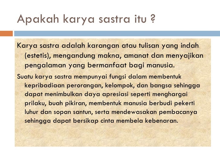 Periode Sastra