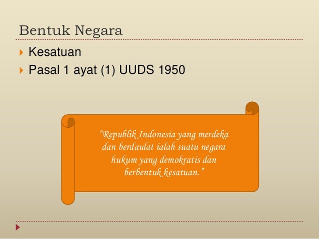 Periode Berlakunya UUDS 1950