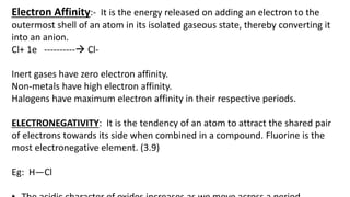 Compound Affinity periodic classification notes of chap 5.pptx