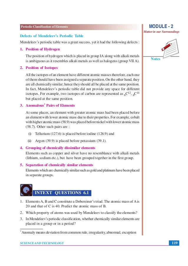 Periodic Table what row is hydrogen in on the periodic table : Periodic classification of elements