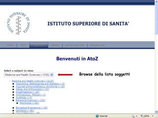 Browse della lista soggetti
 