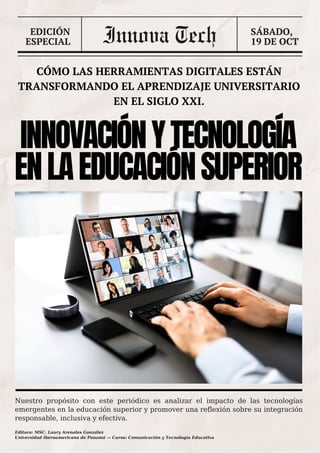 Innovación y Tecnología en la Educación Superior | PDF